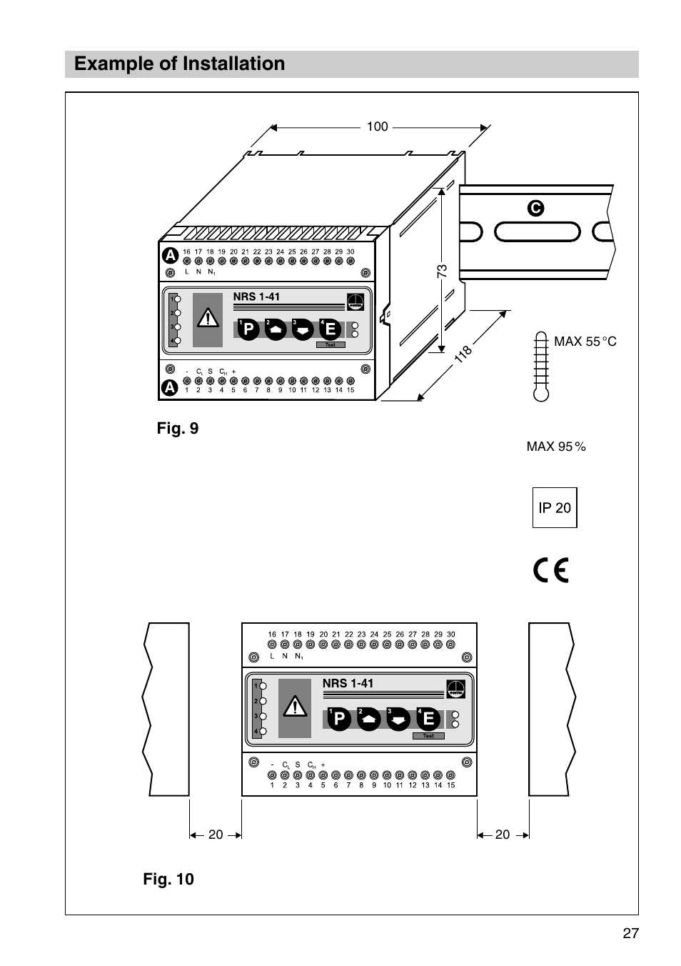 Example of installation | Flowserve NRS1-41 User Manual | Page 27 / 28