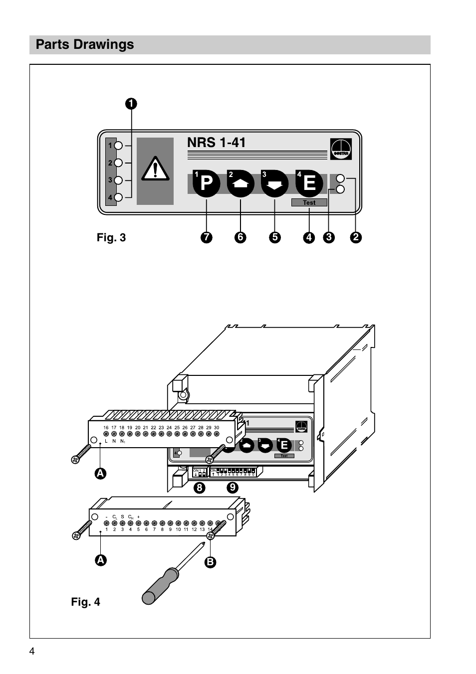 Parts drawings | Flowserve NRS1-41 User Manual | Page 4 / 28