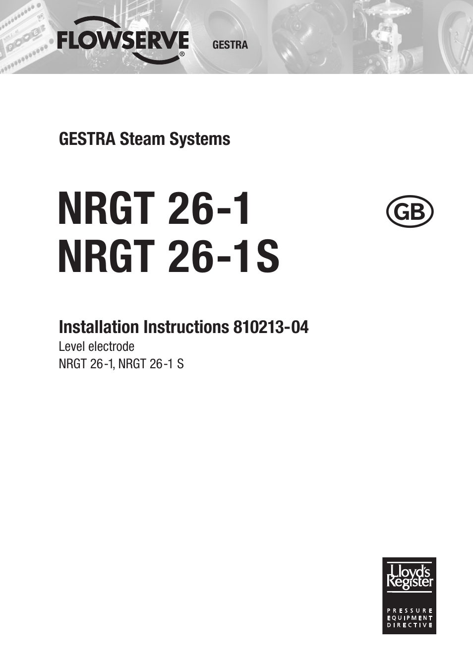 Flowserve NRGT26-1 User Manual | 24 pages