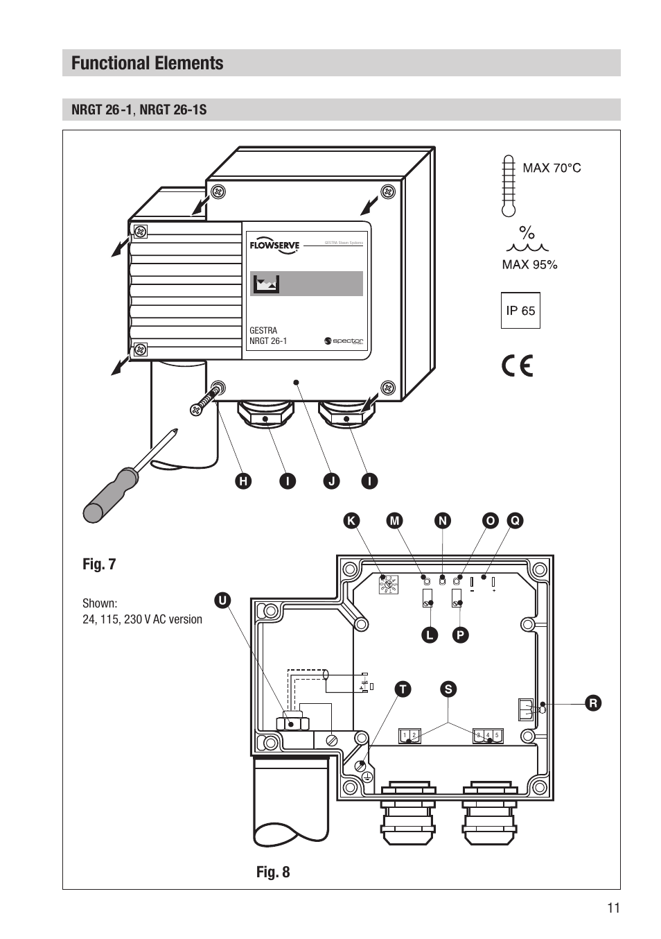 Functional elements | Flowserve NRGT26-1 User Manual | Page 11 / 24