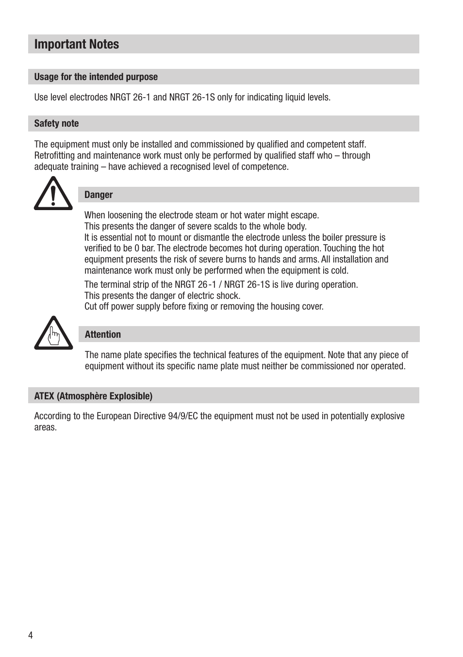 Flowserve NRGT26-1 User Manual | Page 4 / 24