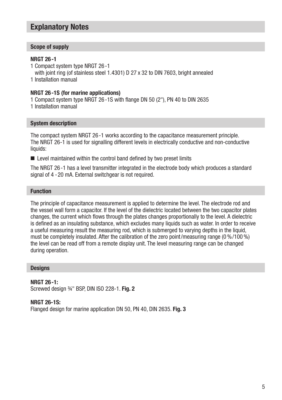 Flowserve NRGT26-1 User Manual | Page 5 / 24