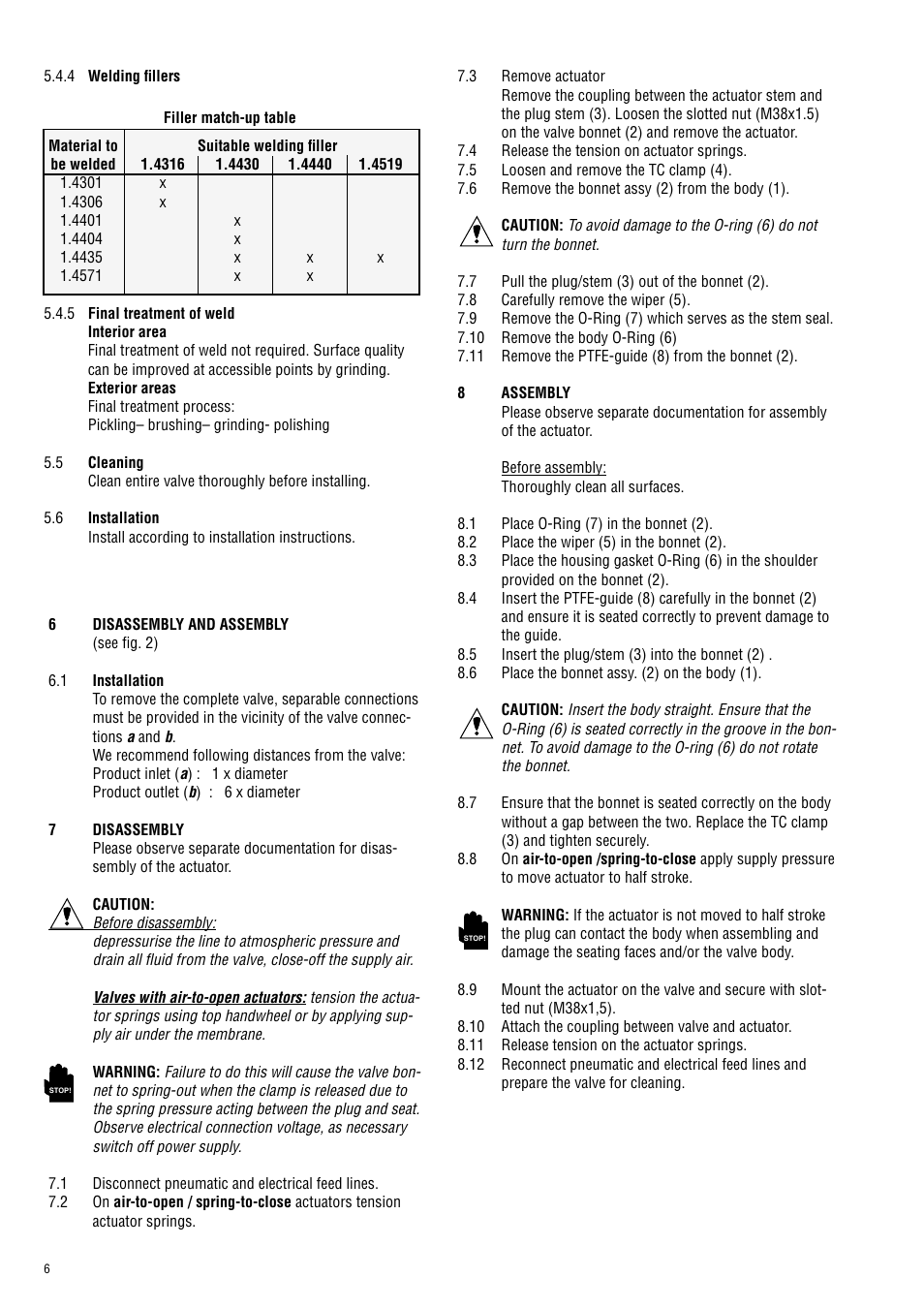 Flowserve 191400
 Series User Manual | Page 6 / 8