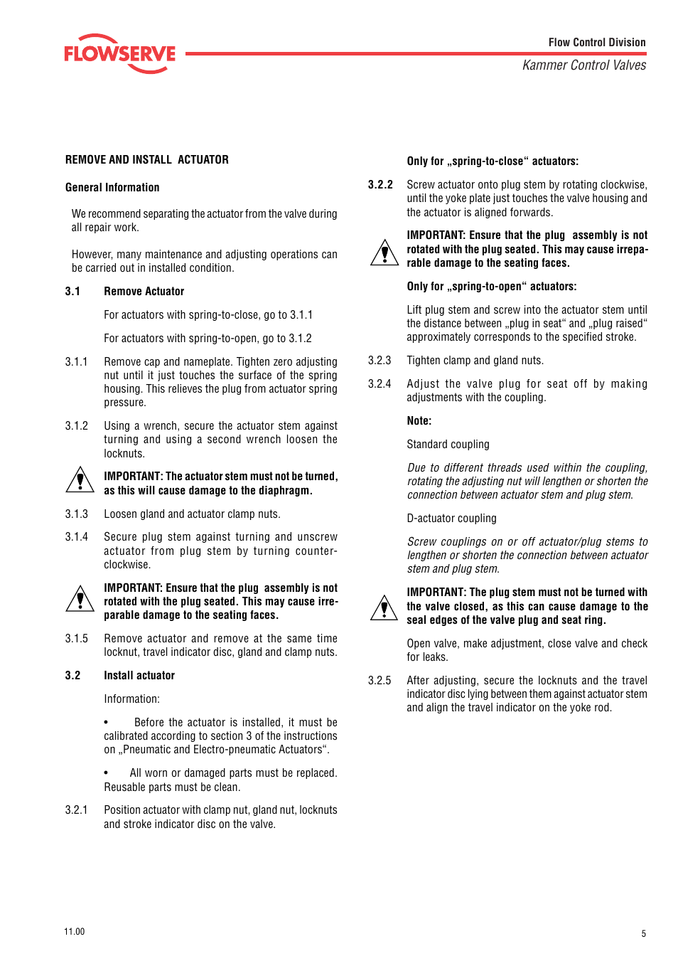 Flowserve 025000 Series User Manual | Page 5 / 10