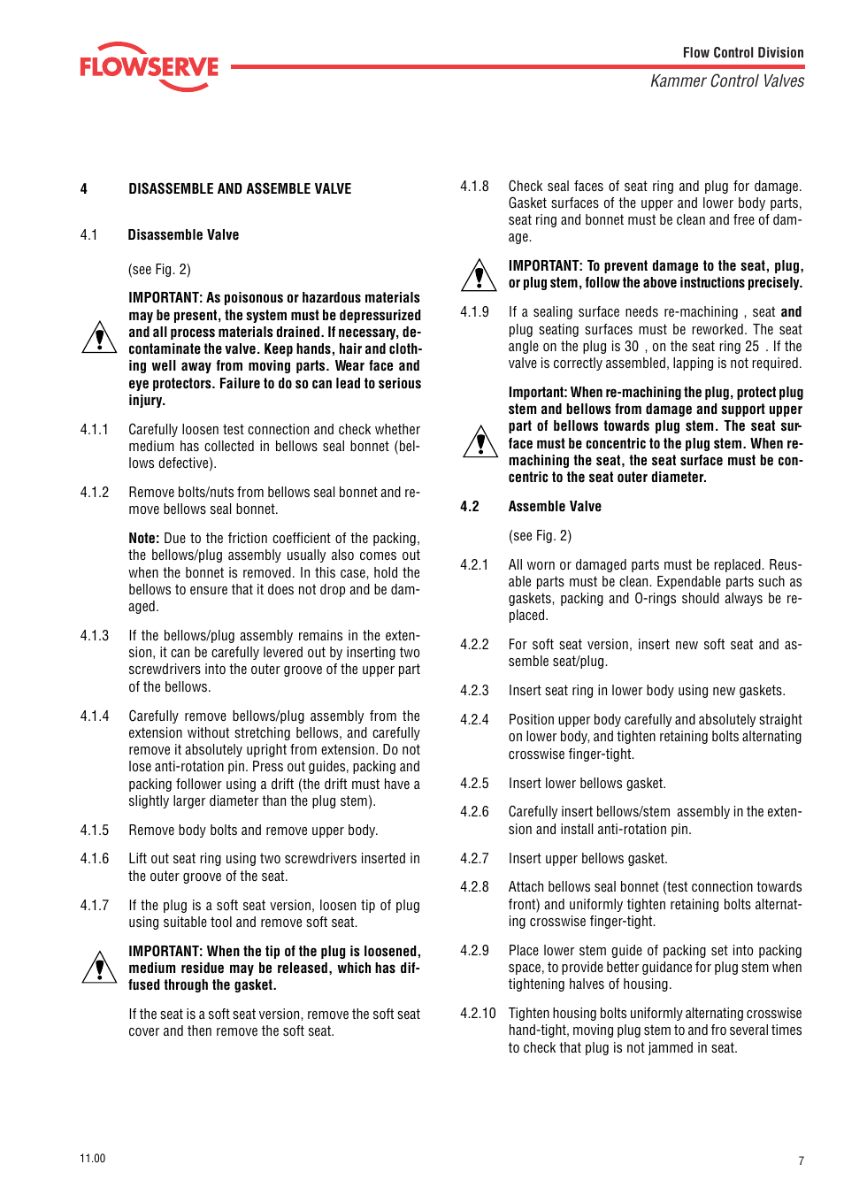 Flowserve 025000 Series User Manual | Page 7 / 10