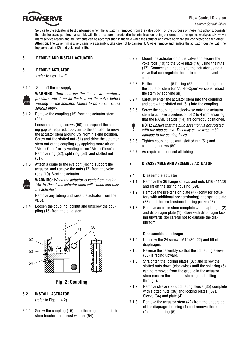 Flowserve 3 Series P7 Type User Manual | Page 5 / 8