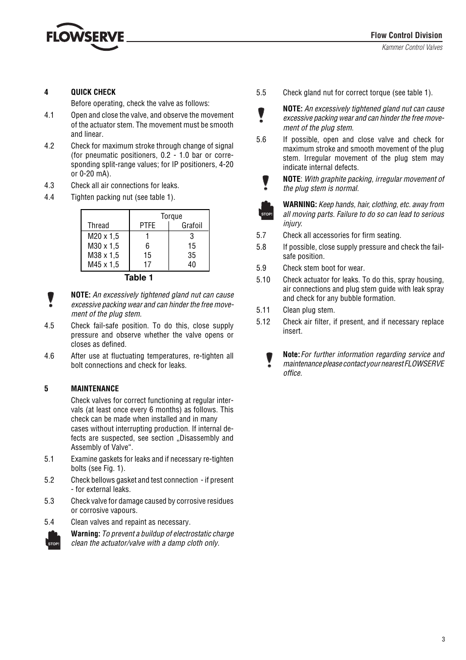 Flowserve 2 Series P2 Type User Manual | Page 3 / 8