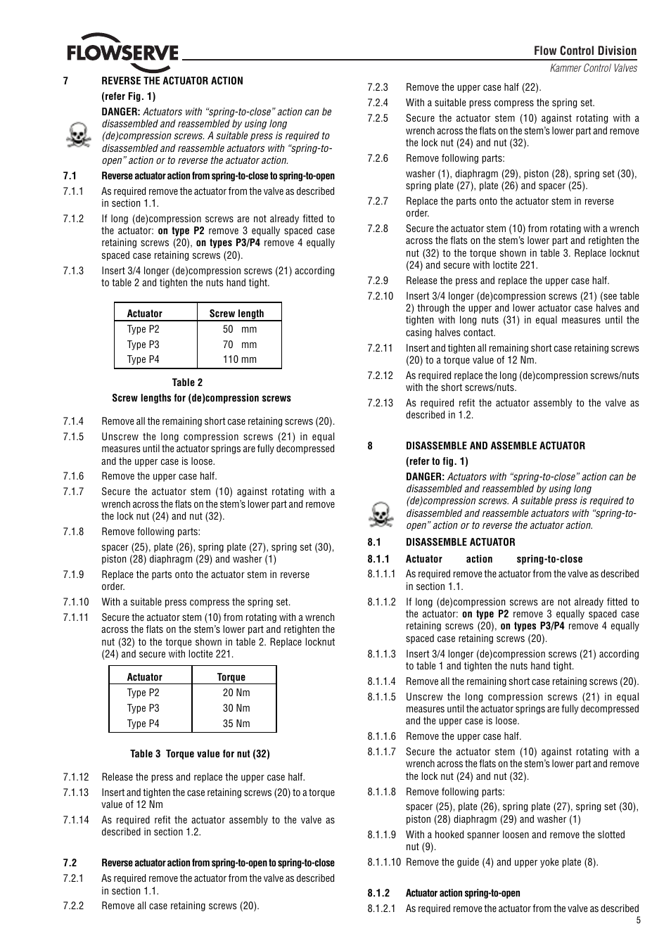 Flowserve 2 Series P2 Type User Manual | Page 5 / 8