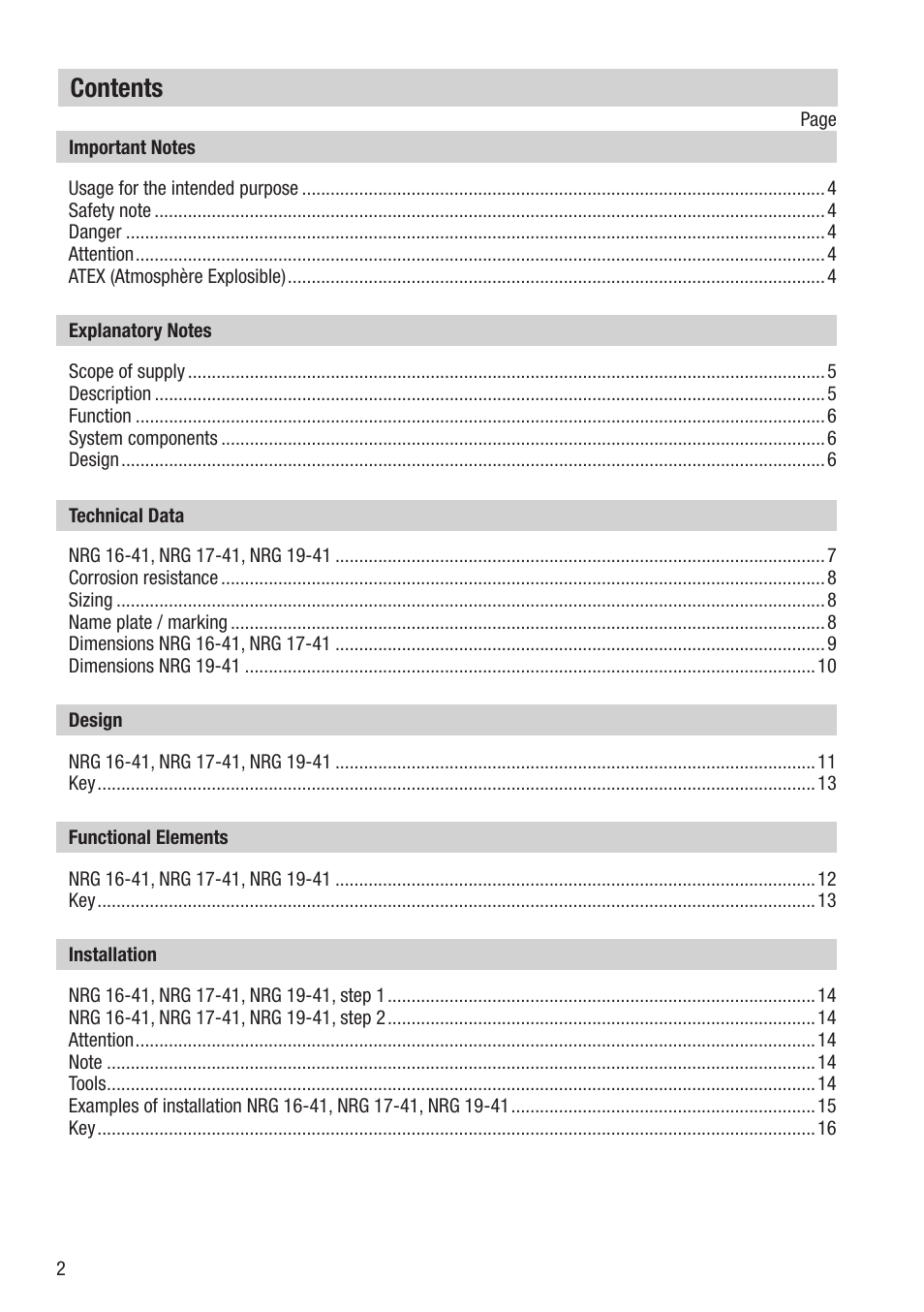 Flowserve NRG16-41 User Manual | Page 2 / 28