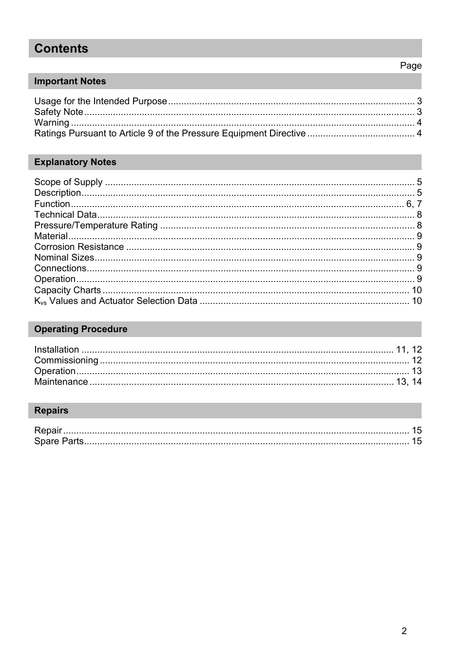 Flowserve ZK210 User Manual | Page 2 / 17