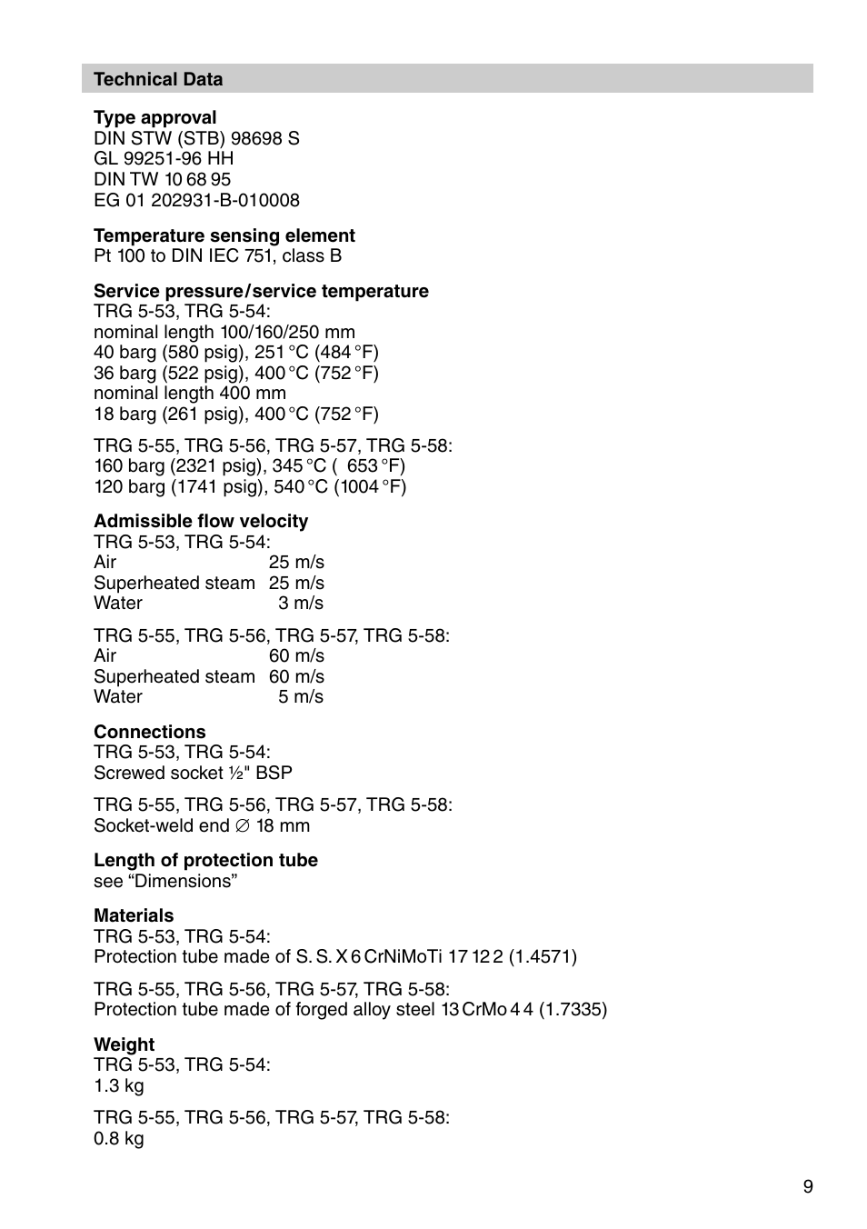 Flowserve TRG5-53 User Manual | Page 9 / 16