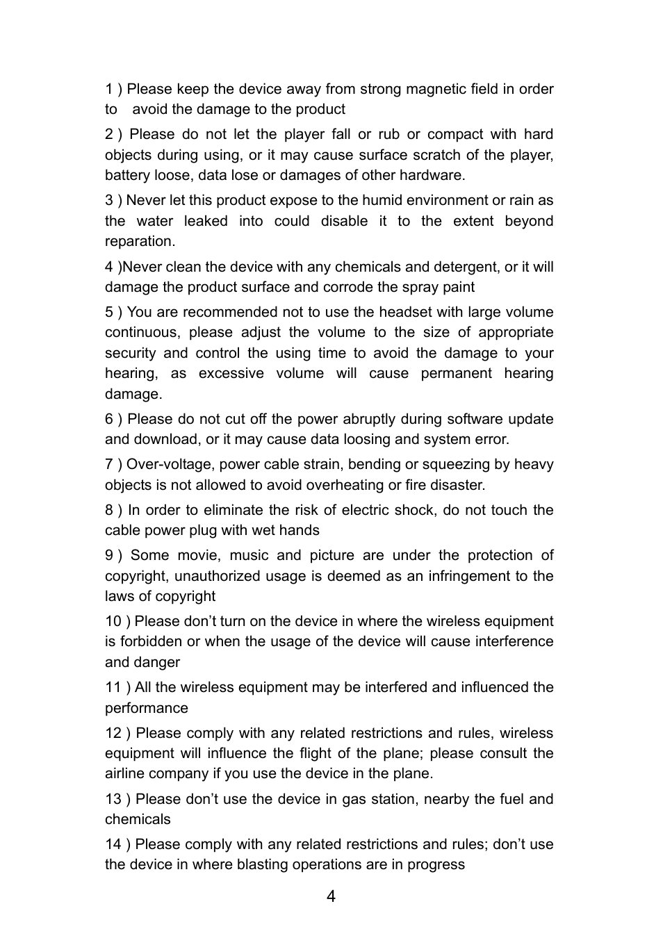 Safety notices | Curtis LT7028 User Manual | Page 4 / 44