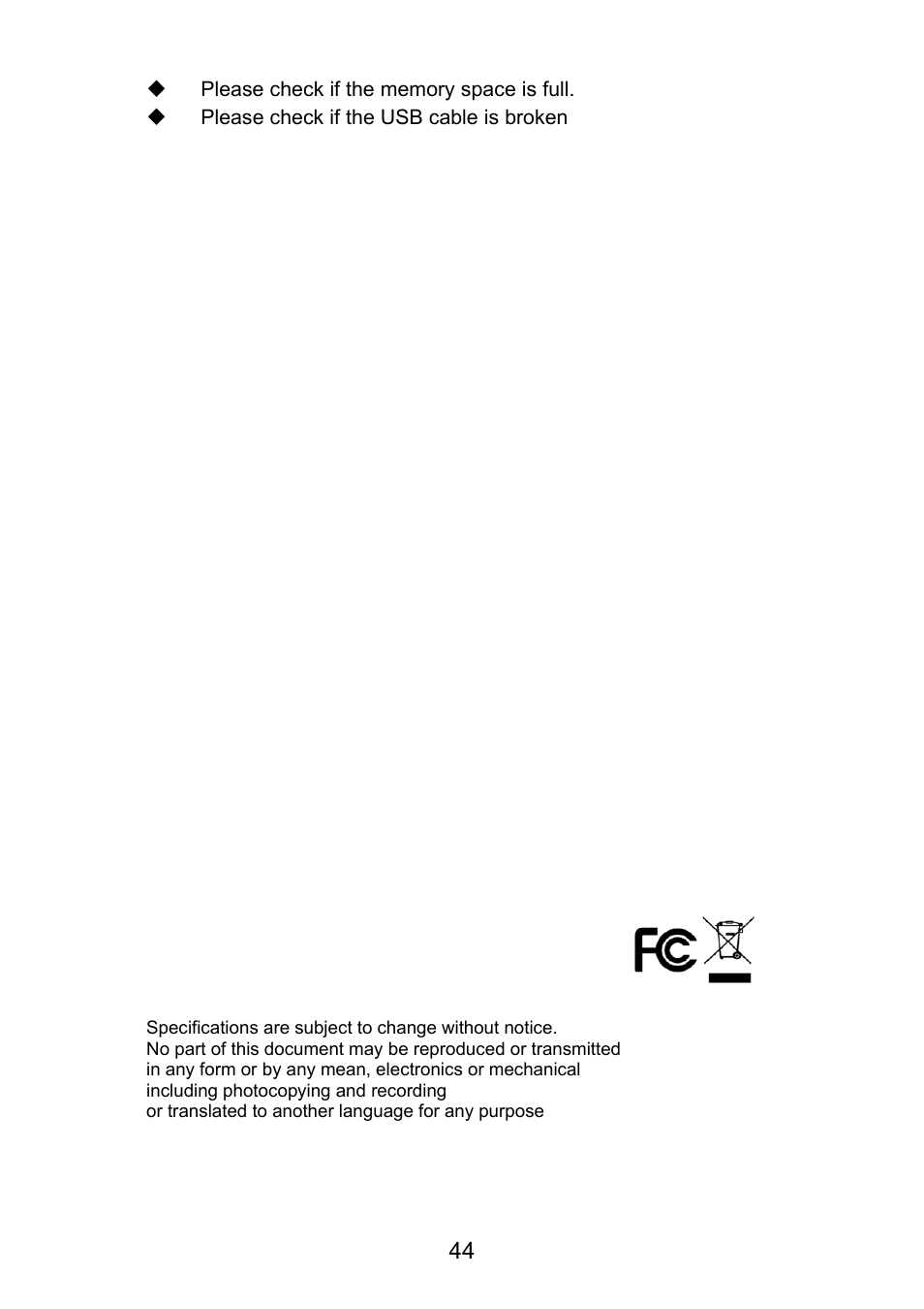 Curtis LT7028 User Manual | Page 44 / 44