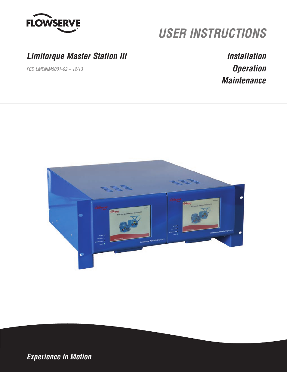 Flowserve Limitorque Master Station III User Manual | 70 pages