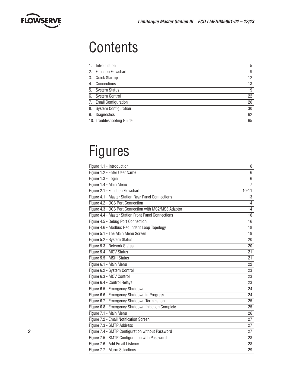 Flowserve Limitorque Master Station III User Manual | Page 2 / 70