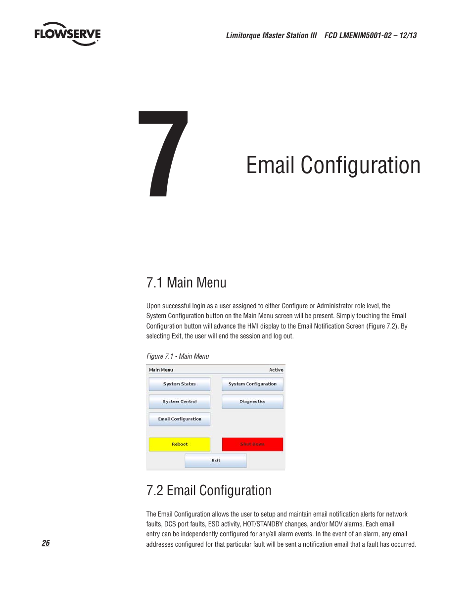 Flowserve Limitorque Master Station III User Manual | Page 26 / 70