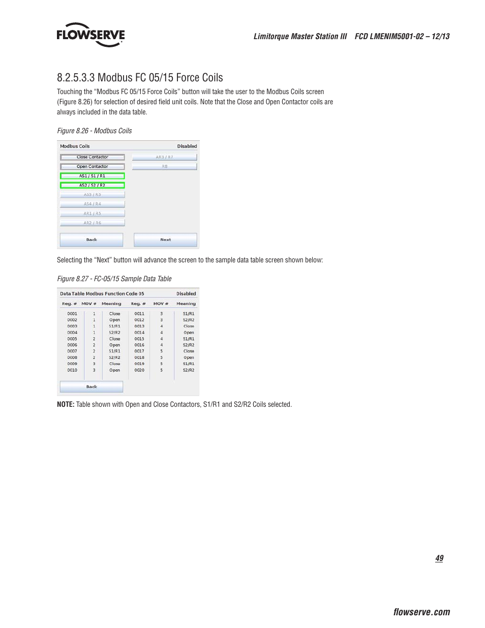 Flowserve Limitorque Master Station III User Manual | Page 49 / 70