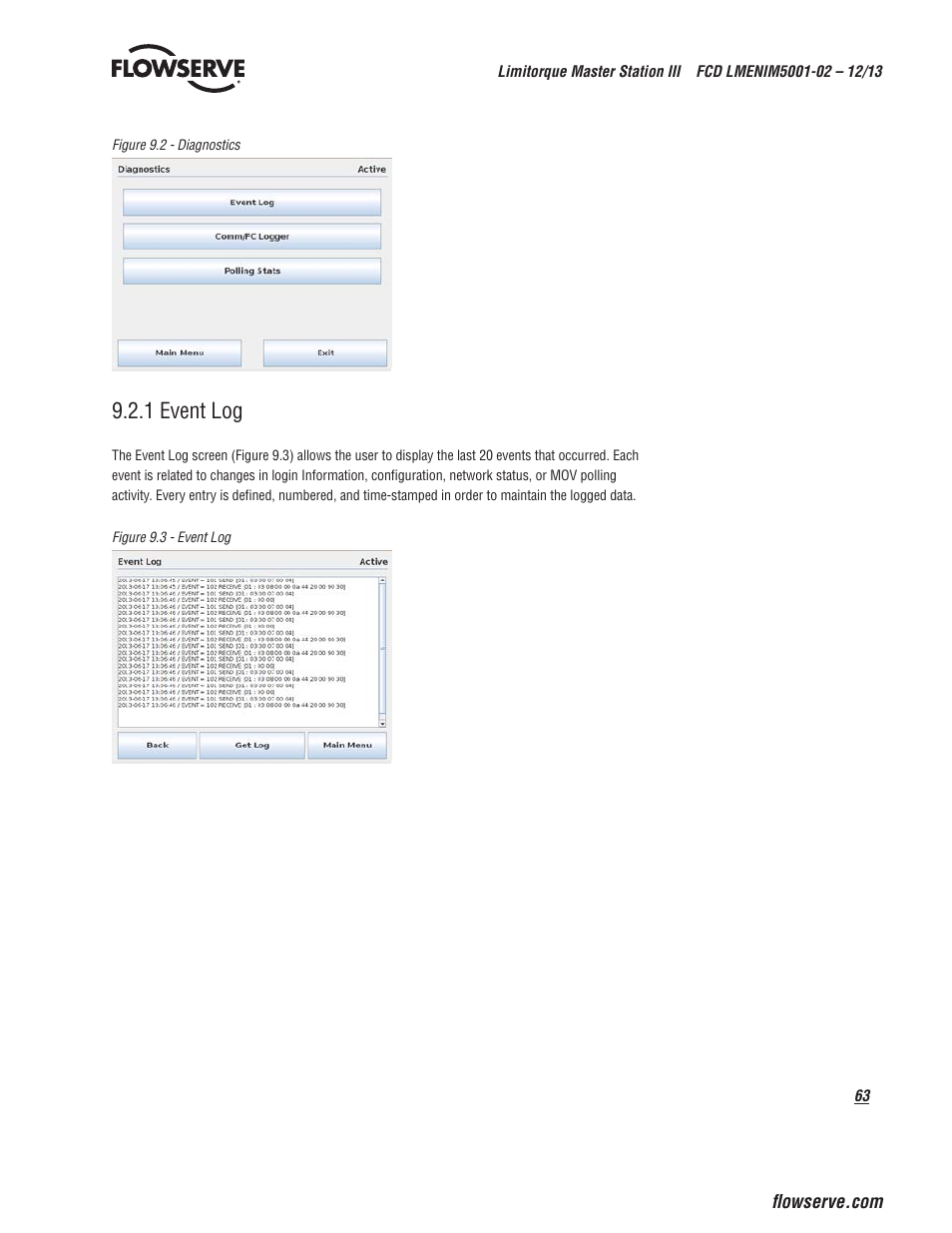 Flowserve Limitorque Master Station III User Manual | Page 63 / 70