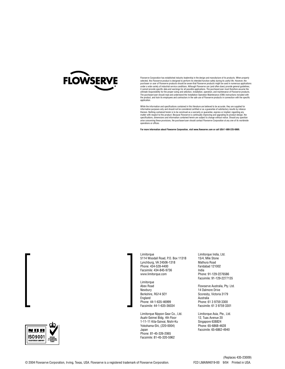 Flowserve DDC-100 Modbus Direct-to-Host User Manual | Page 33 / 33