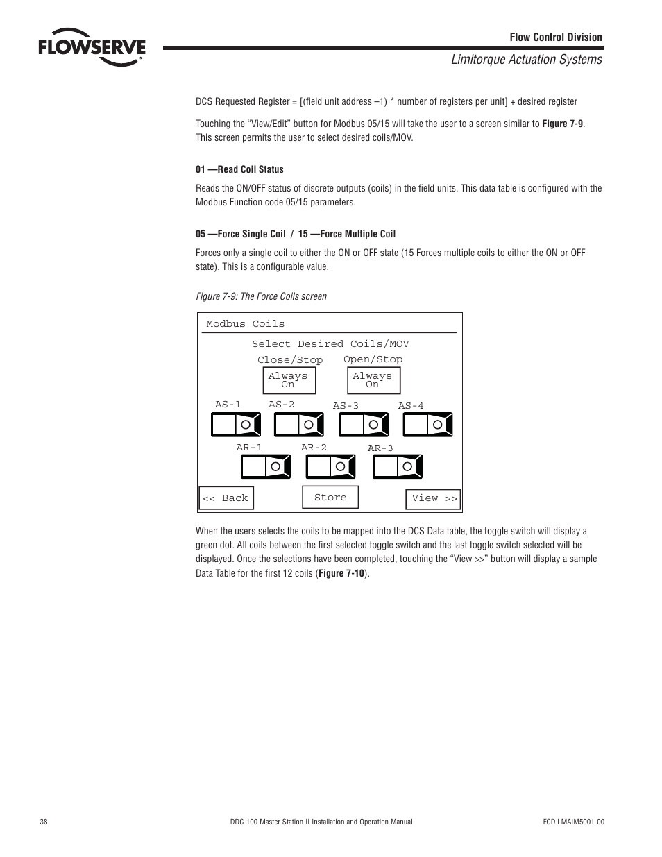 Limitorque actuation systems | Flowserve DDC-100 Master Station II User Manual | Page 38 / 88