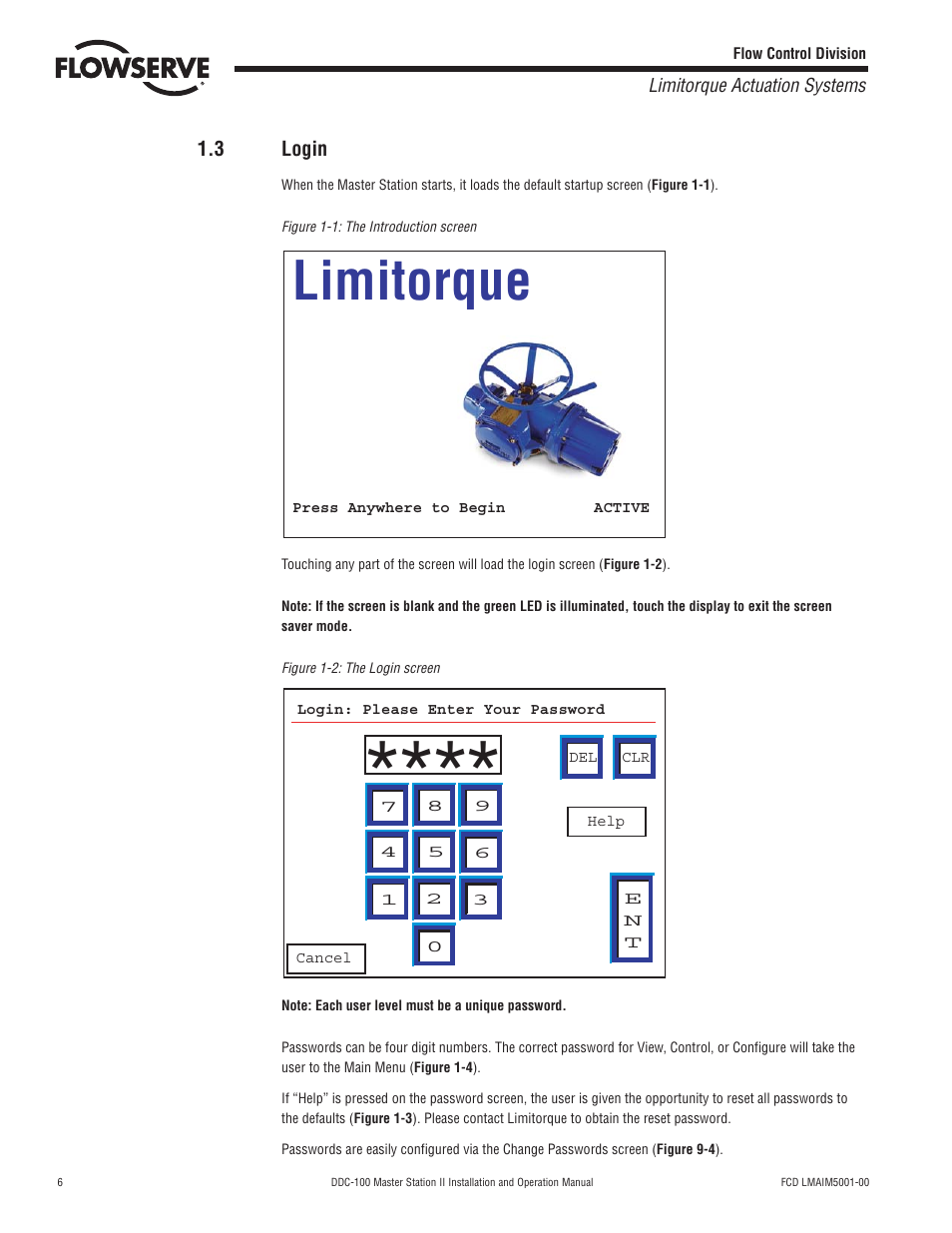 Limitorque | Flowserve DDC-100 Master Station II User Manual | Page 6 / 88