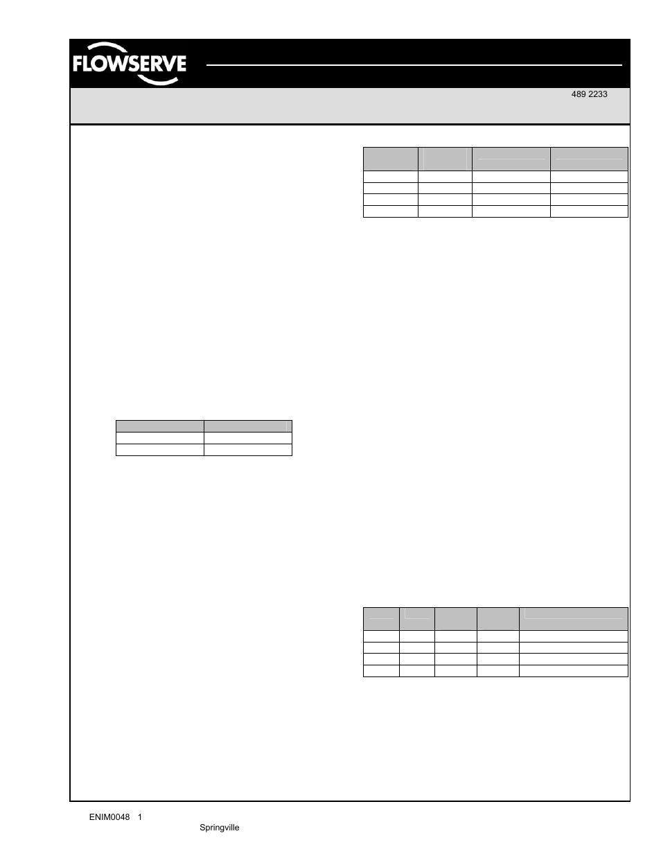 Flowserve BUSwitch with Foundation Fieldbus Communications Protocol User Manual | Page 9 / 16