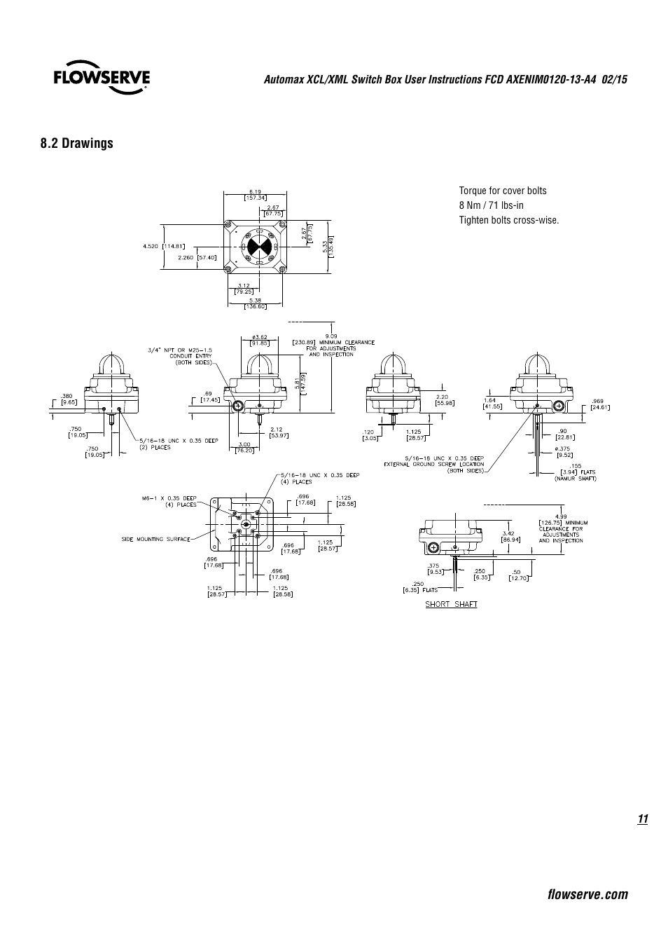 Flowserve Automax XCL UltraSwitch User Manual | Page 11 / 12