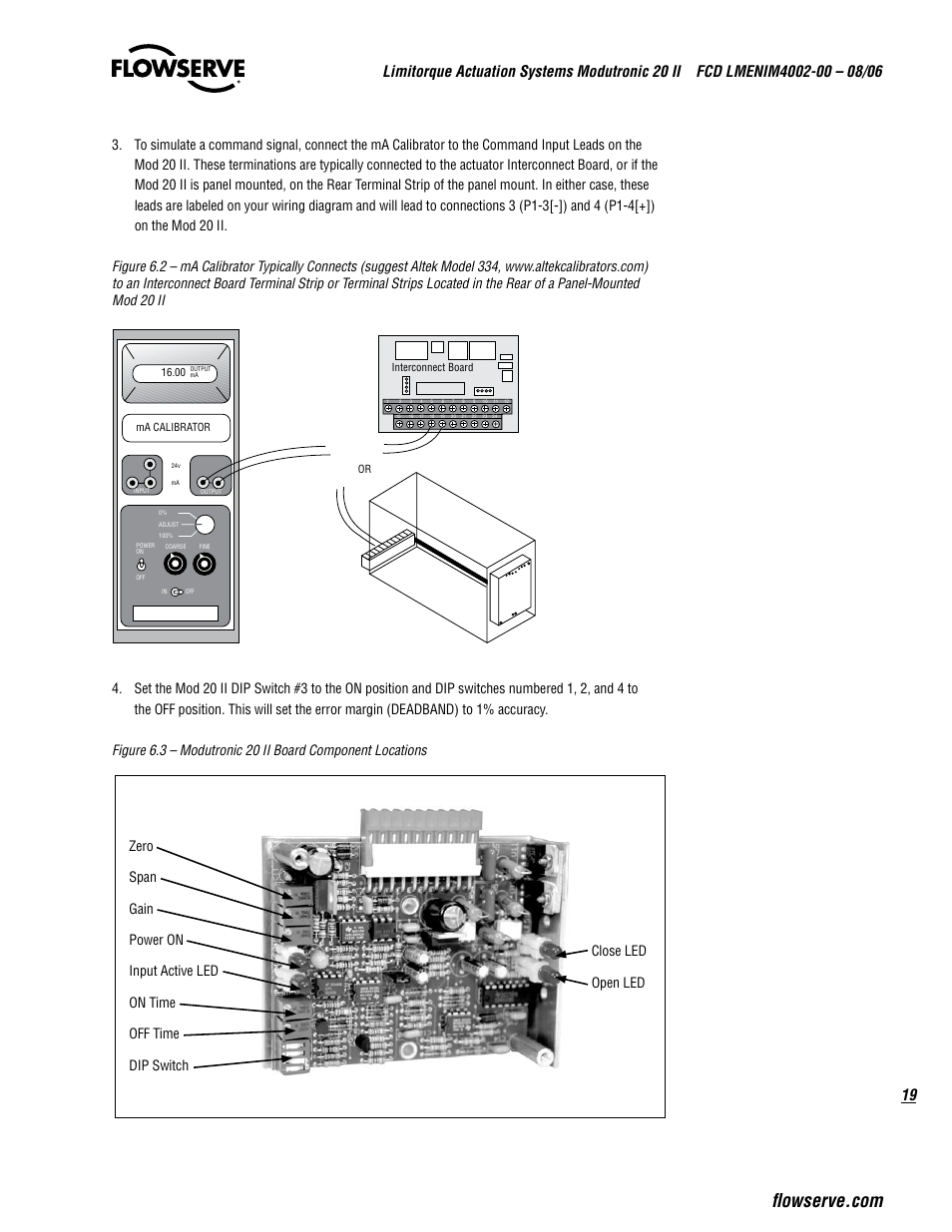 Flowserve Modutronic 20 II Modulating Position Controlle User Manual | Page 19 / 32