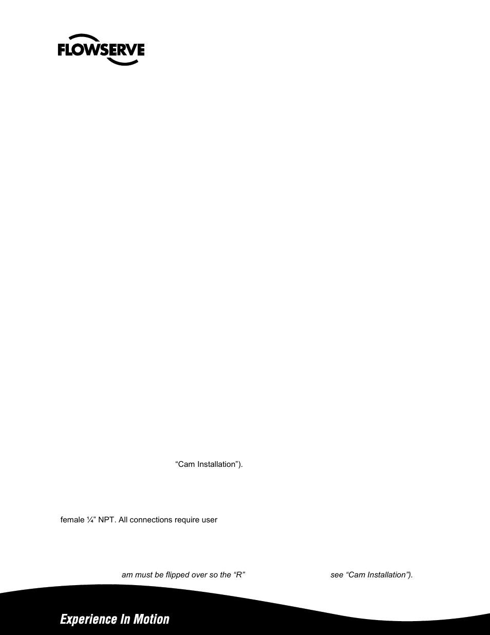 Flowserve APEX W7000 Pneumatic Positioner User Manual | 12 pages