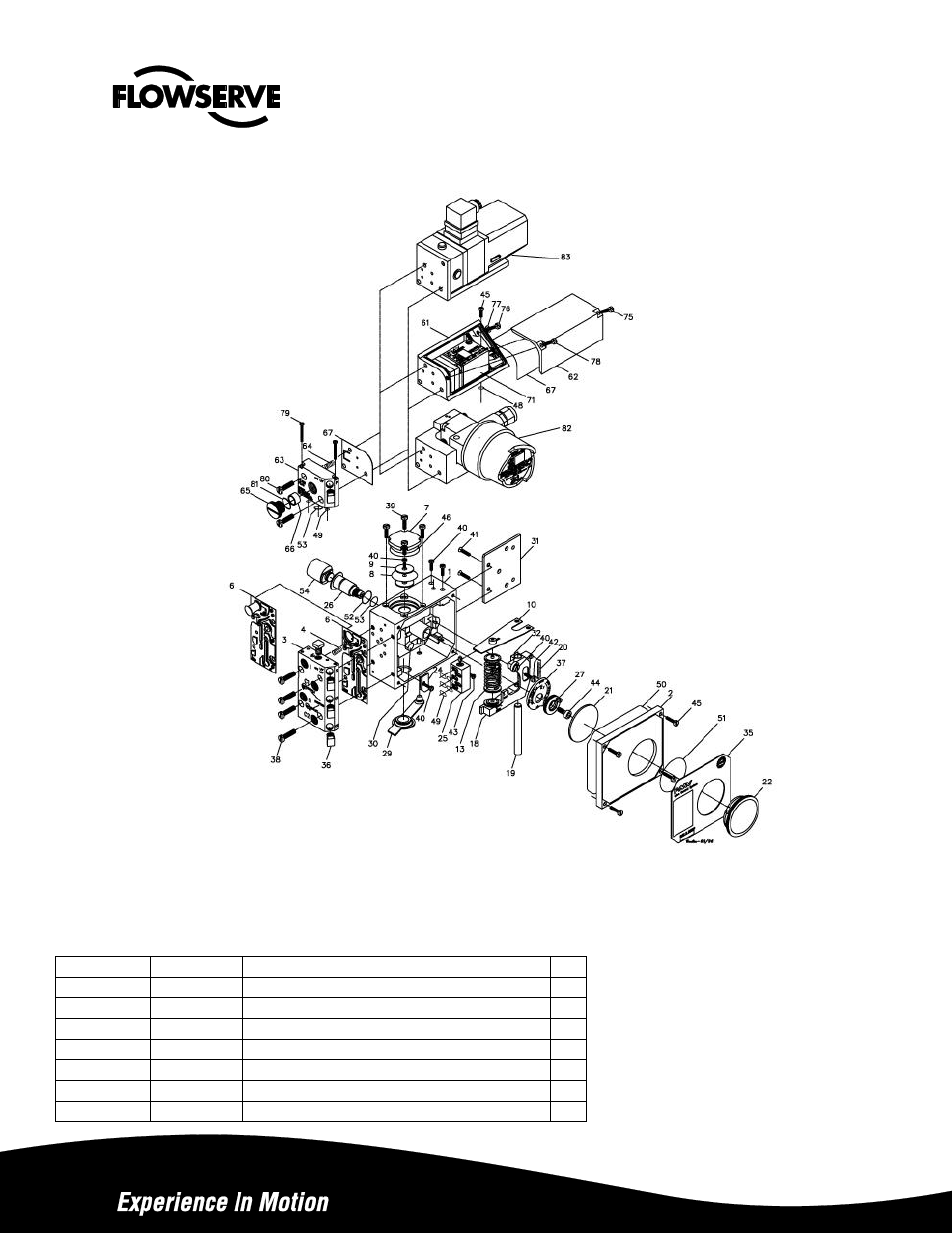 Flowserve APEX W7000 Pneumatic Positioner User Manual | Page 8 / 12