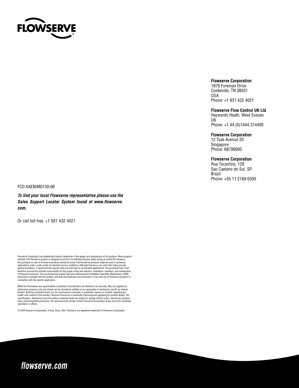 Flowserve APEX 8000 High-Performance Positioner User Manual | Page 16 / 16