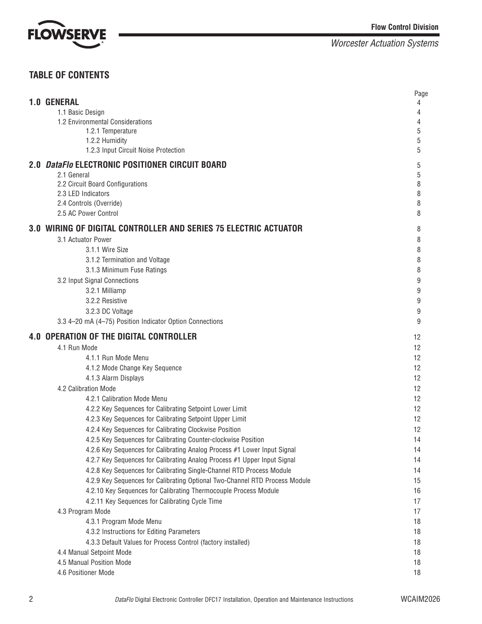 Flowserve DFC17 User Manual | Page 2 / 28