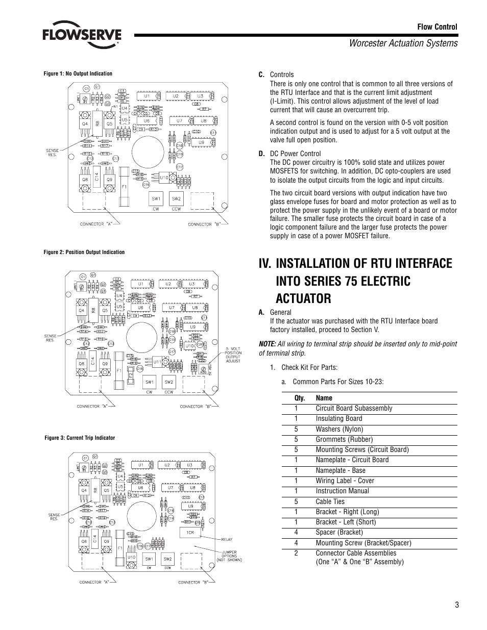 Worcester actuation systems | Flowserve RT92 Series User Manual | Page 3 / 8