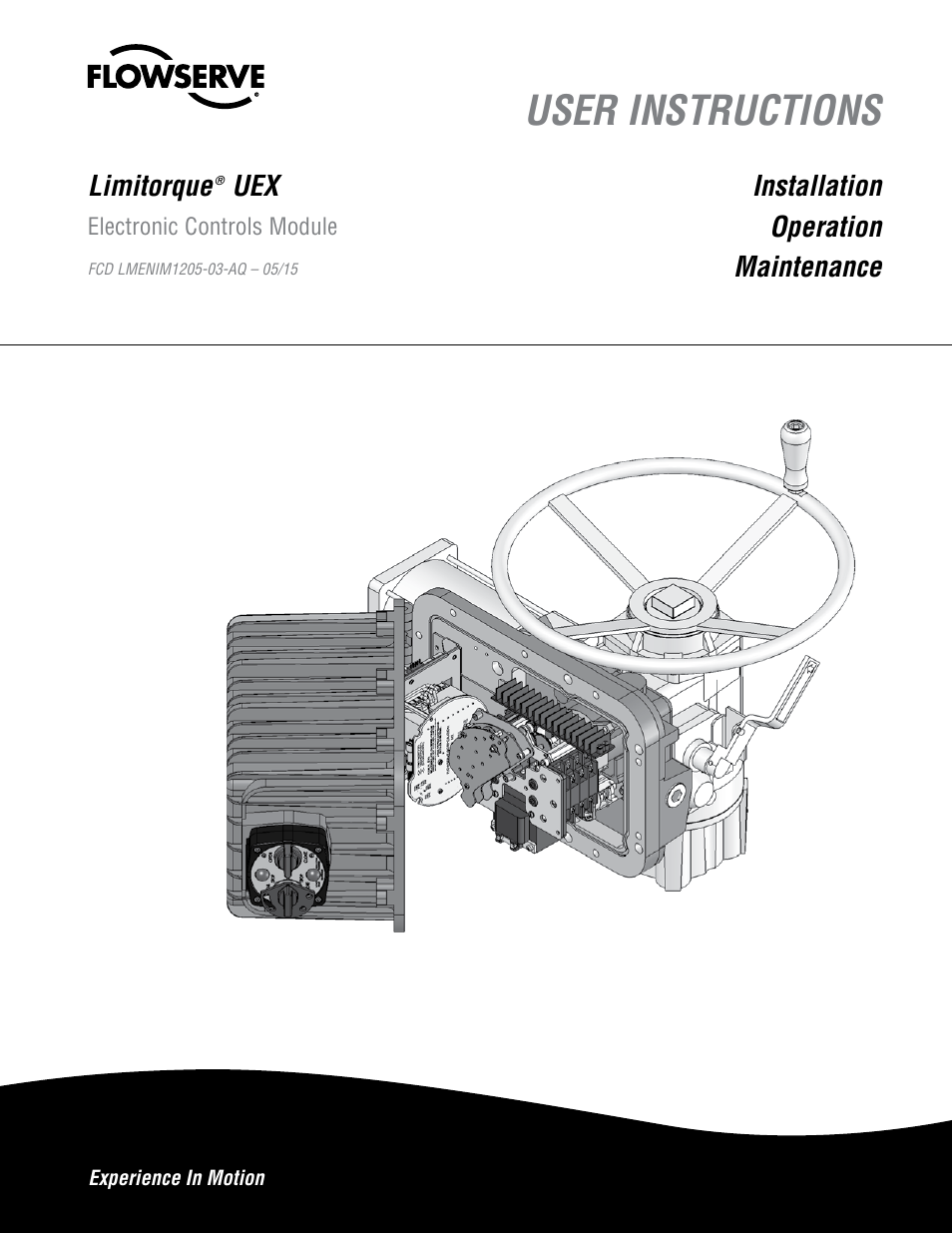 Flowserve UEX Limitorque User Manual | 56 pages