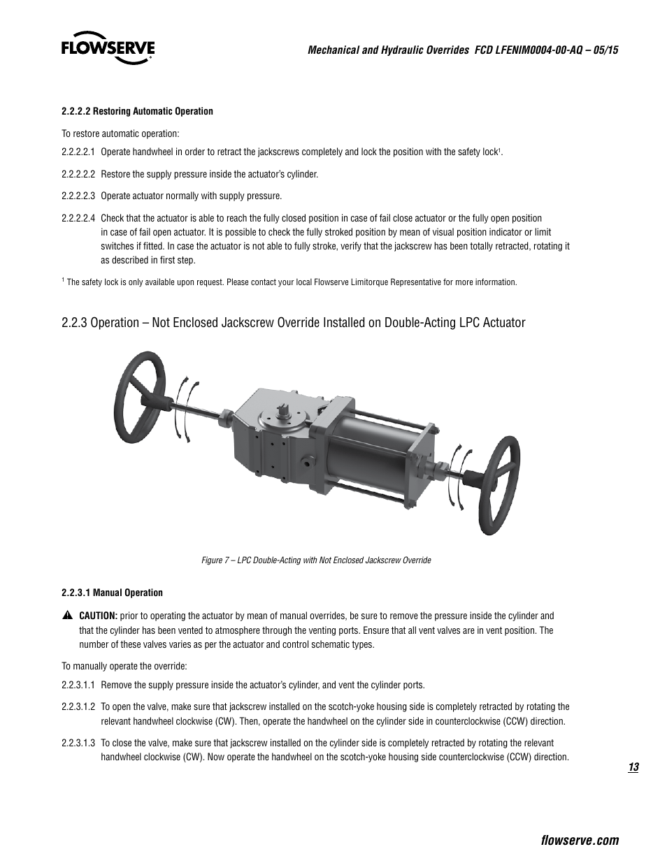 Flowserve Mechanical and Hydraulic User Manual | Page 13 / 28