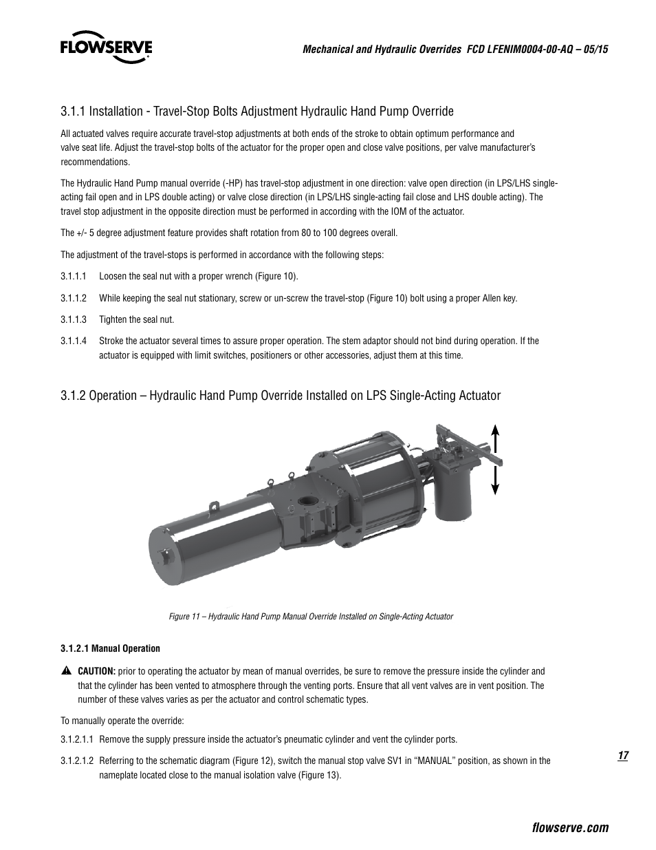 Flowserve Mechanical and Hydraulic User Manual | Page 17 / 28