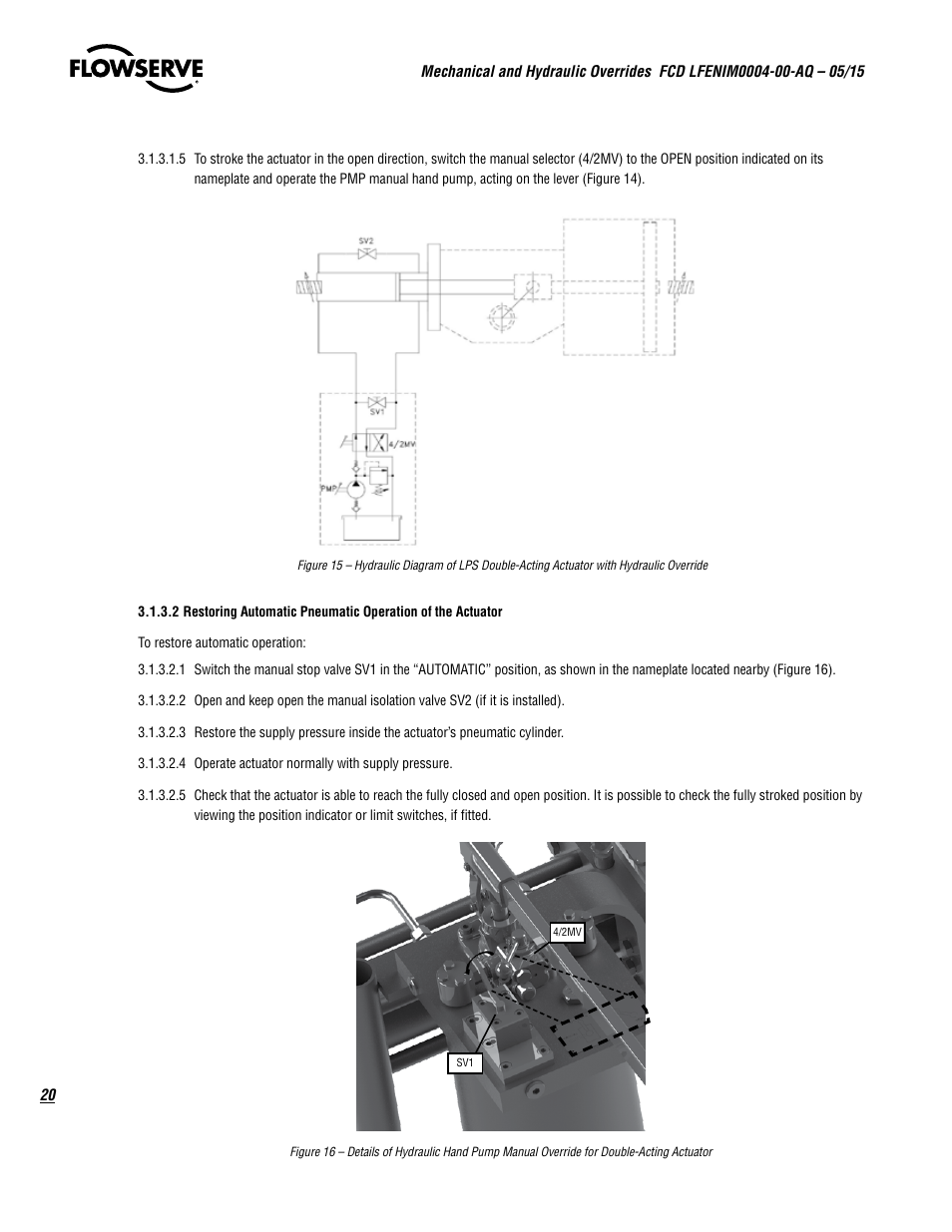 Flowserve Mechanical and Hydraulic User Manual | Page 20 / 28