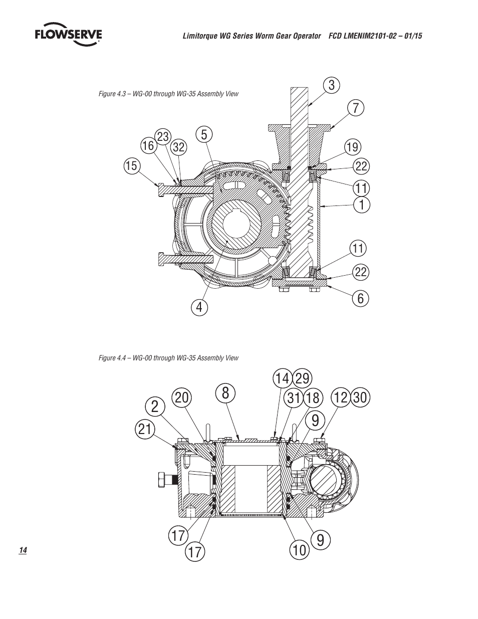 Flowserve WG Series Limitorque User Manual | Page 14 / 24