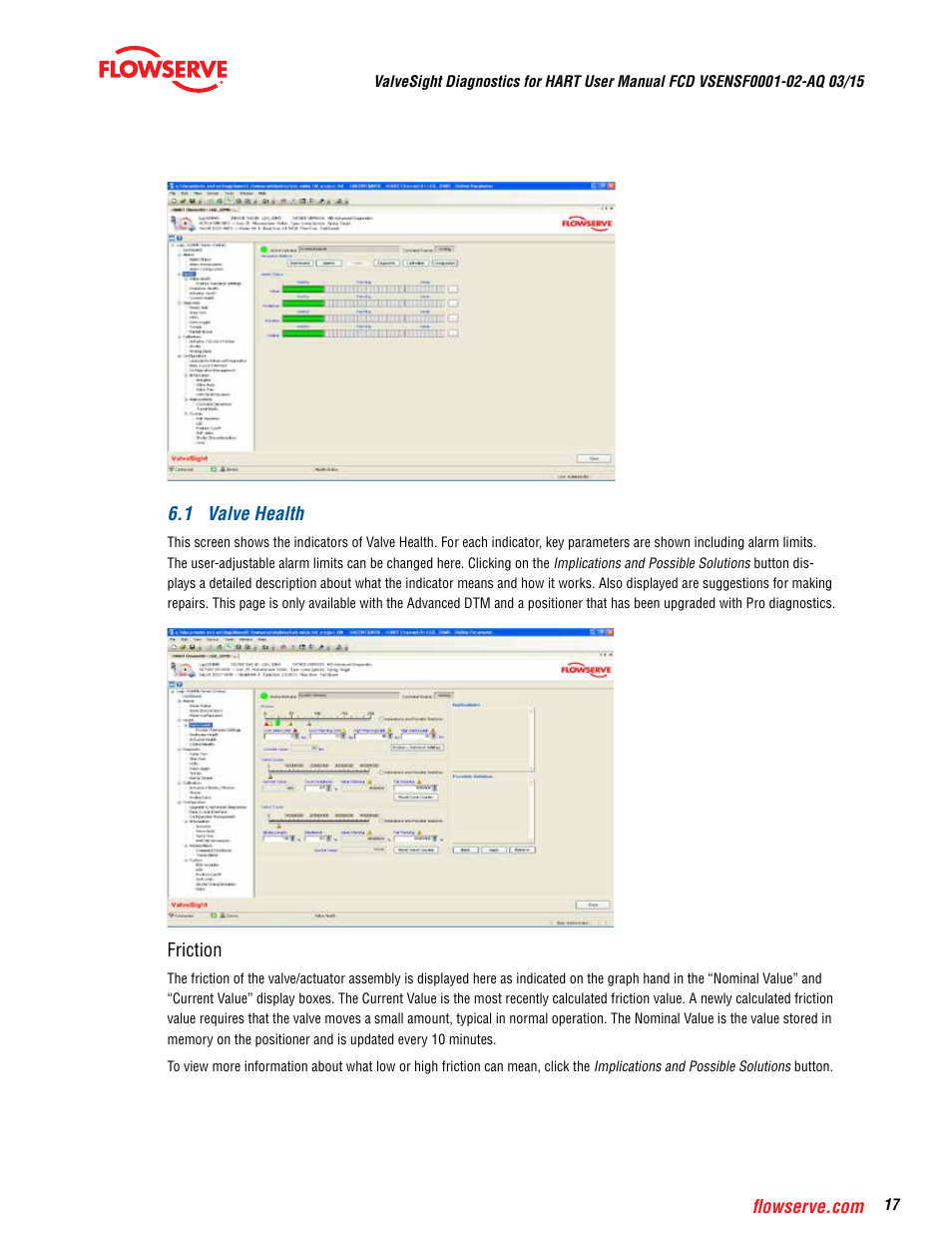 Flowserve ValveSight Diagnostics User Manual | Page 17 / 60