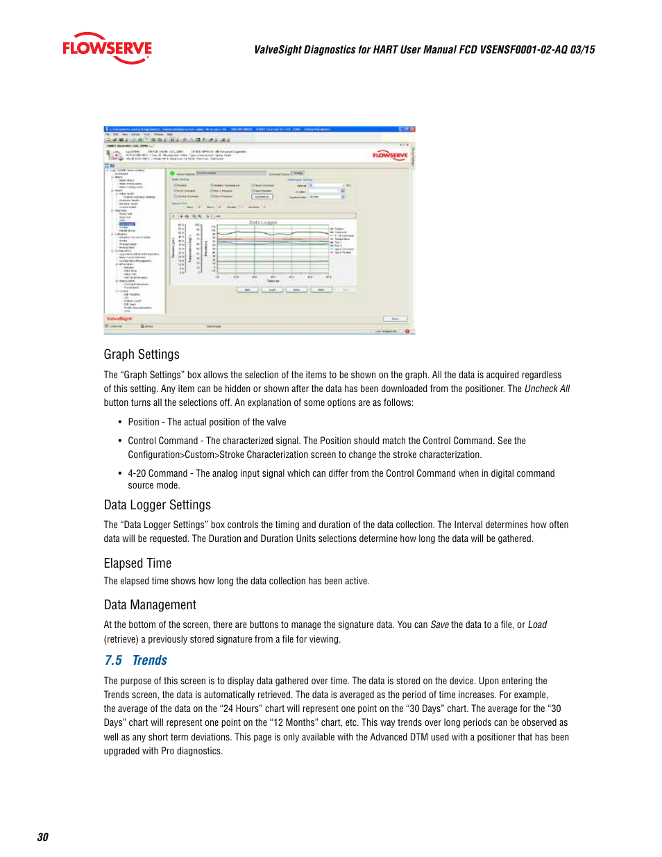 Flowserve ValveSight Diagnostics User Manual | Page 30 / 60