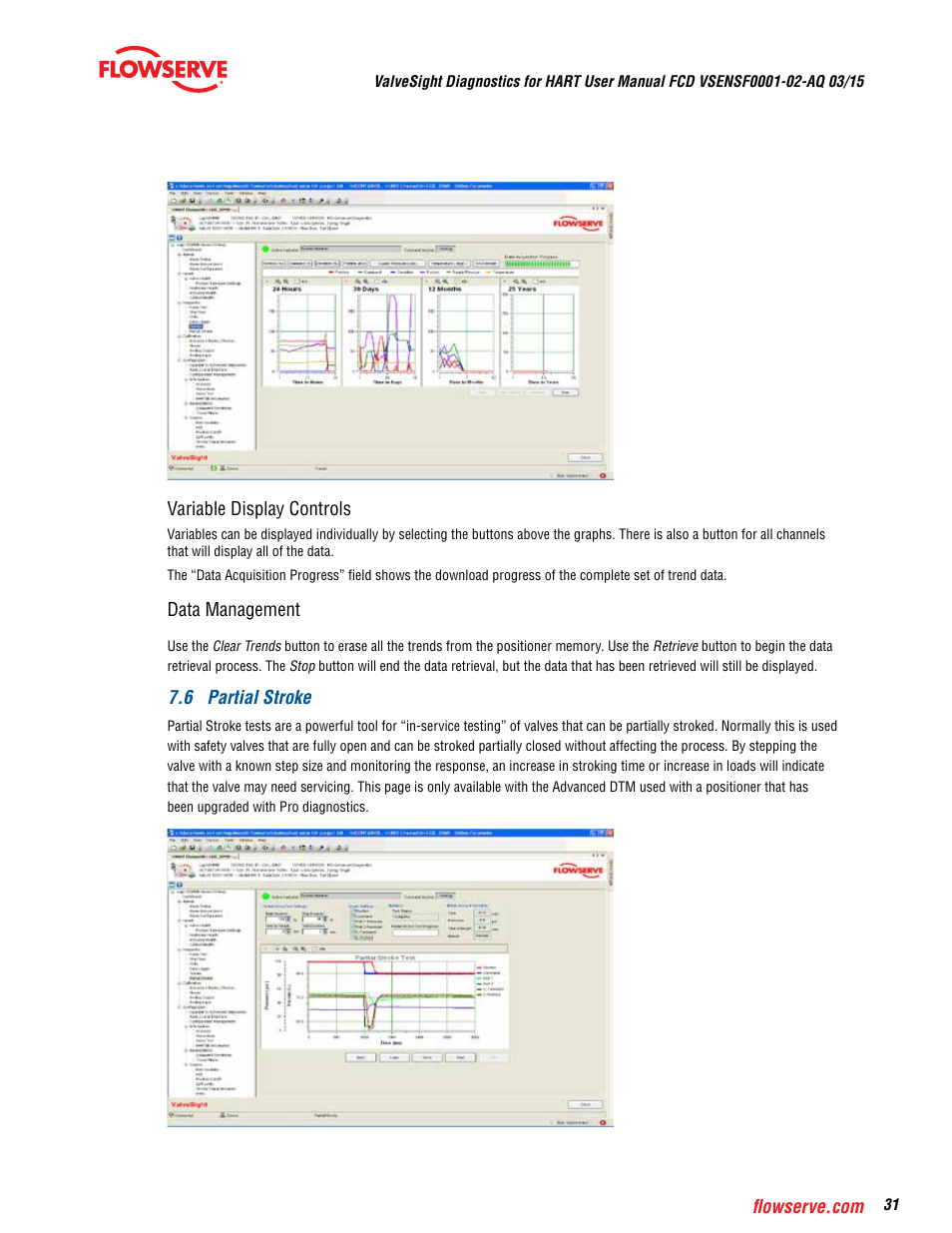 Flowserve ValveSight Diagnostics User Manual | Page 31 / 60