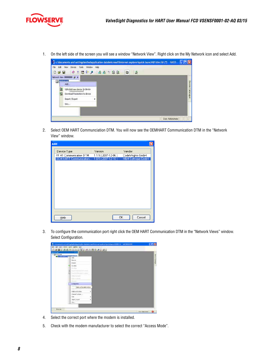 Flowserve ValveSight Diagnostics User Manual | Page 8 / 60