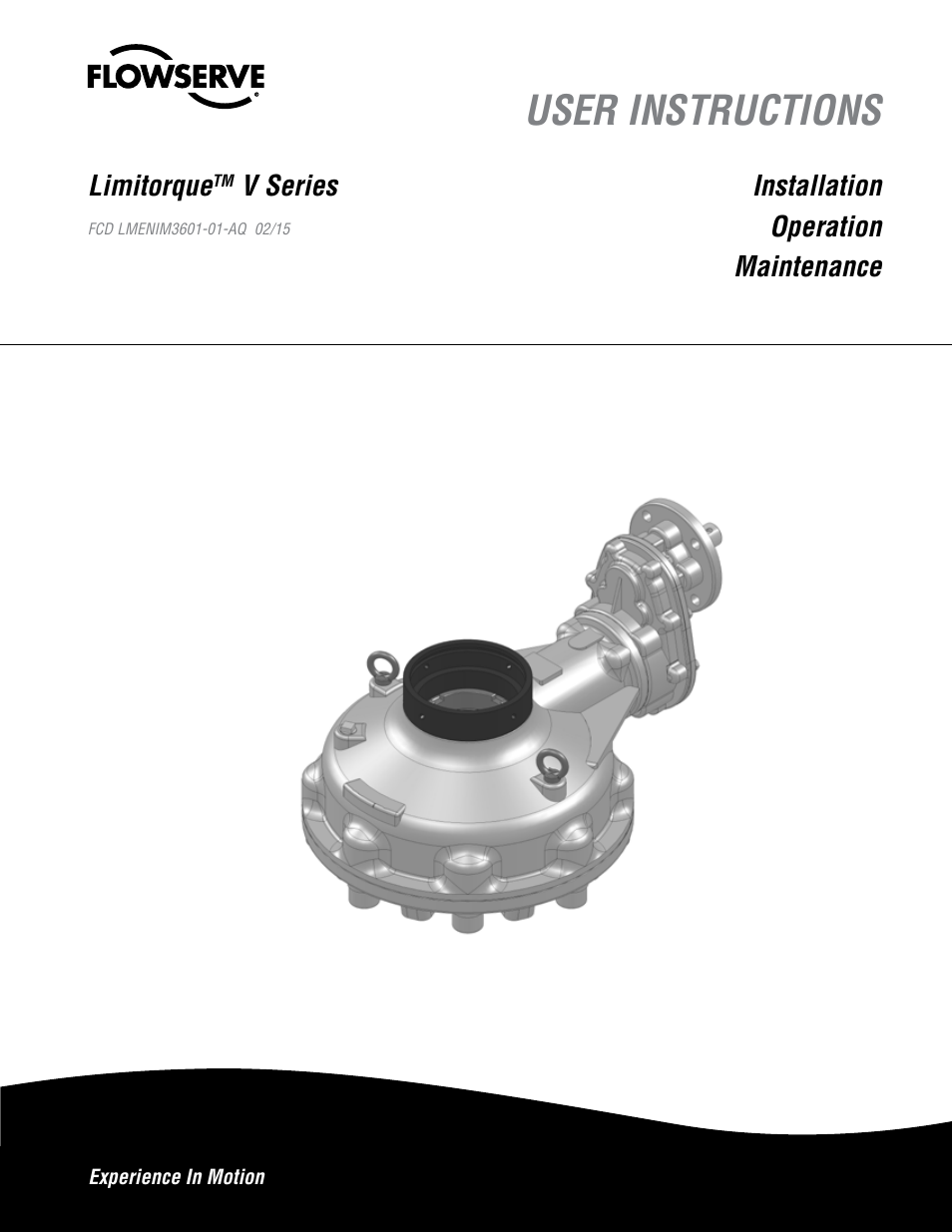 Flowserve V Series User Manual | 24 pages