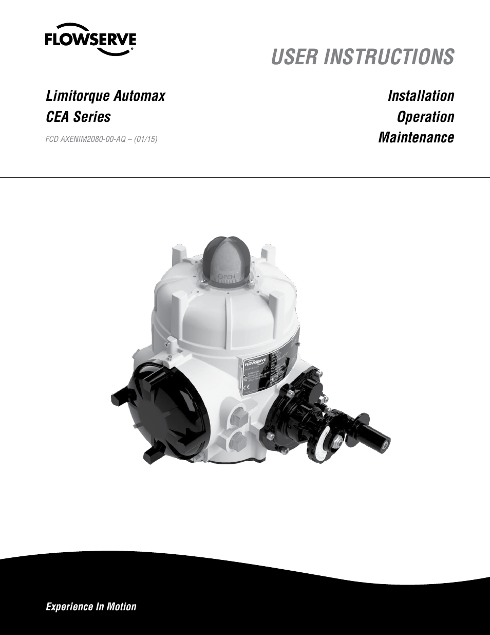 Flowserve CEA Series Limitorque Automax User Manual | 28 pages