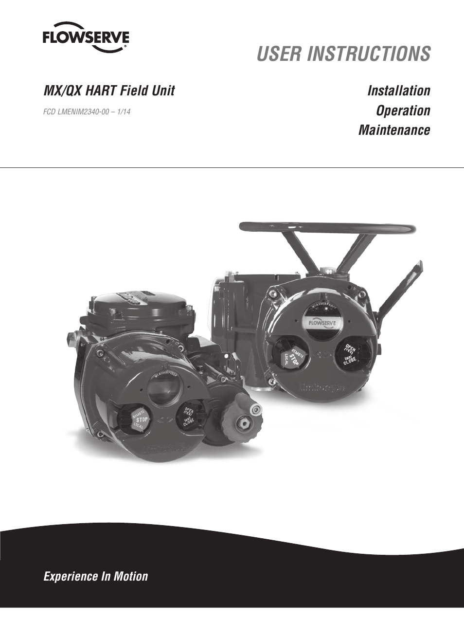 Flowserve MX HART Field Unit User Manual | 72 pages