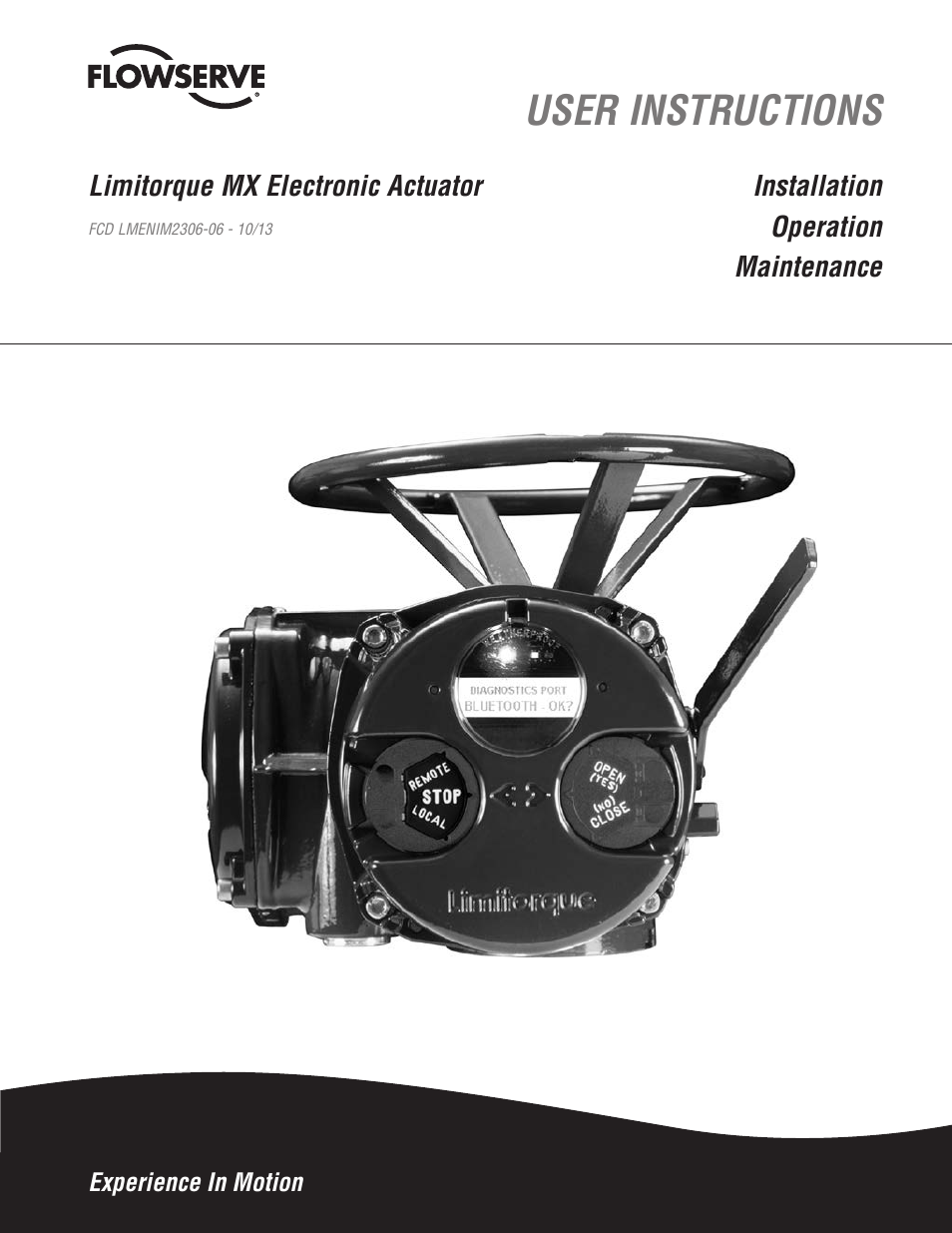 Flowserve MX Electronic Actuator User Manual | 104 pages