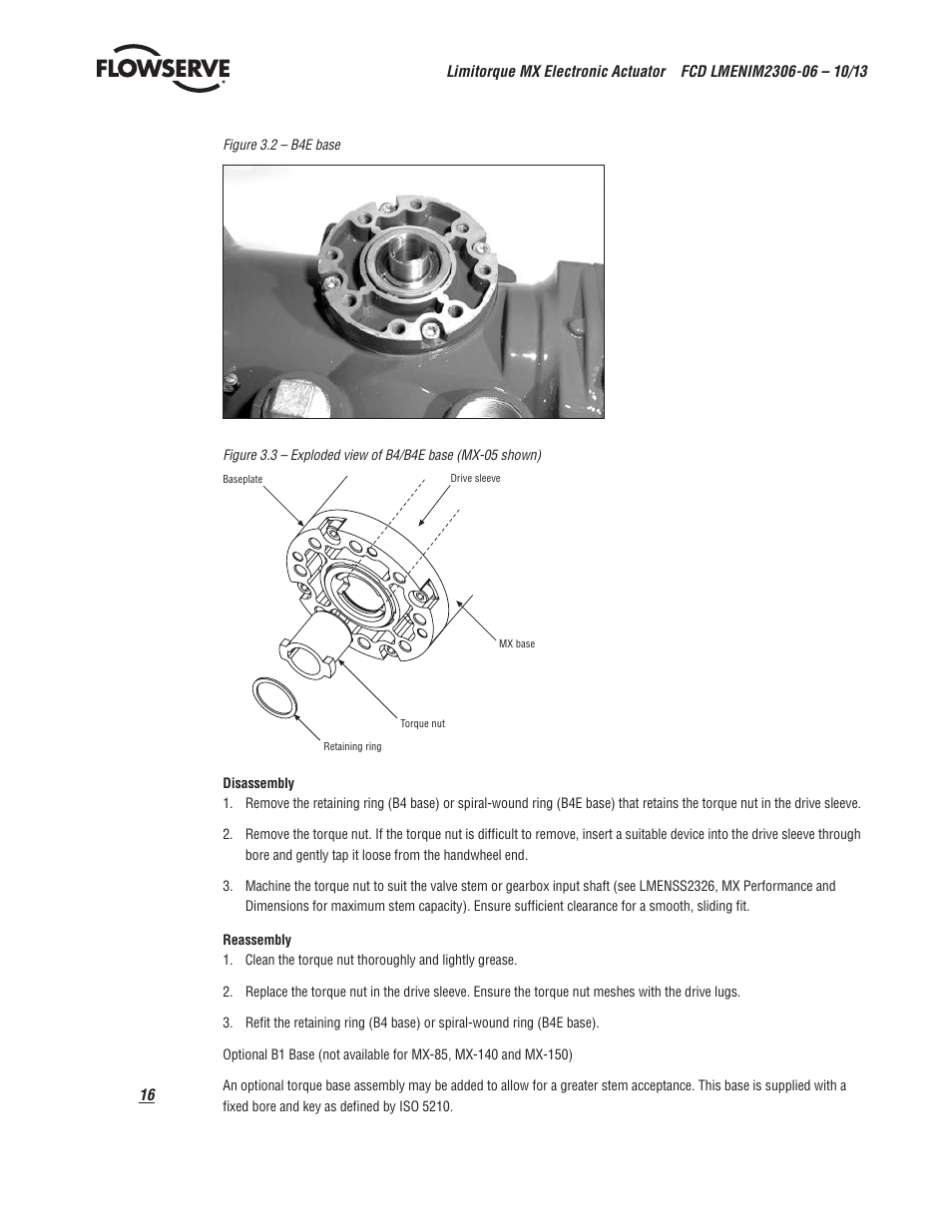 Flowserve MX Electronic Actuator User Manual | Page 16 / 104