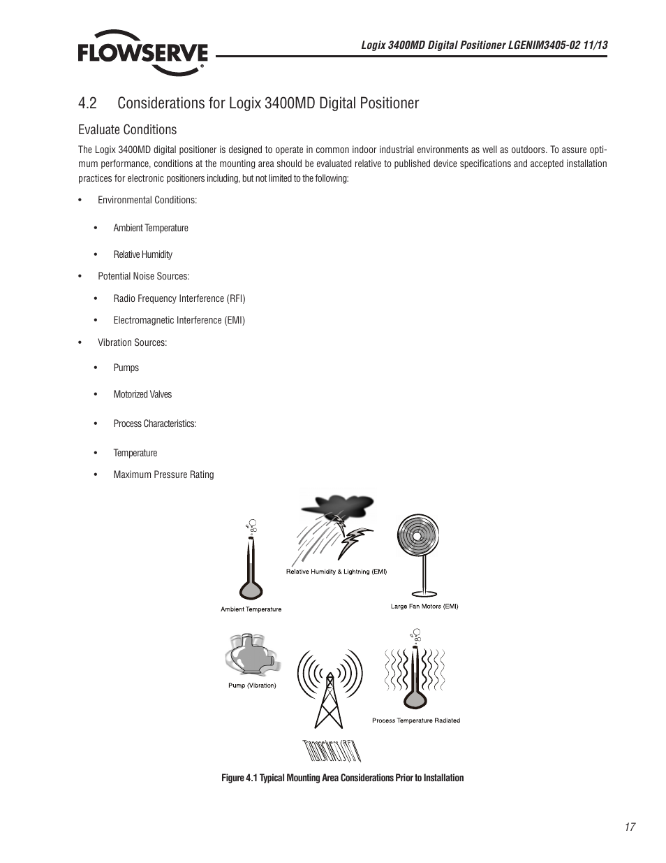 Evaluate conditions | Flowserve 400MD Logix User Manual | Page 17 / 106