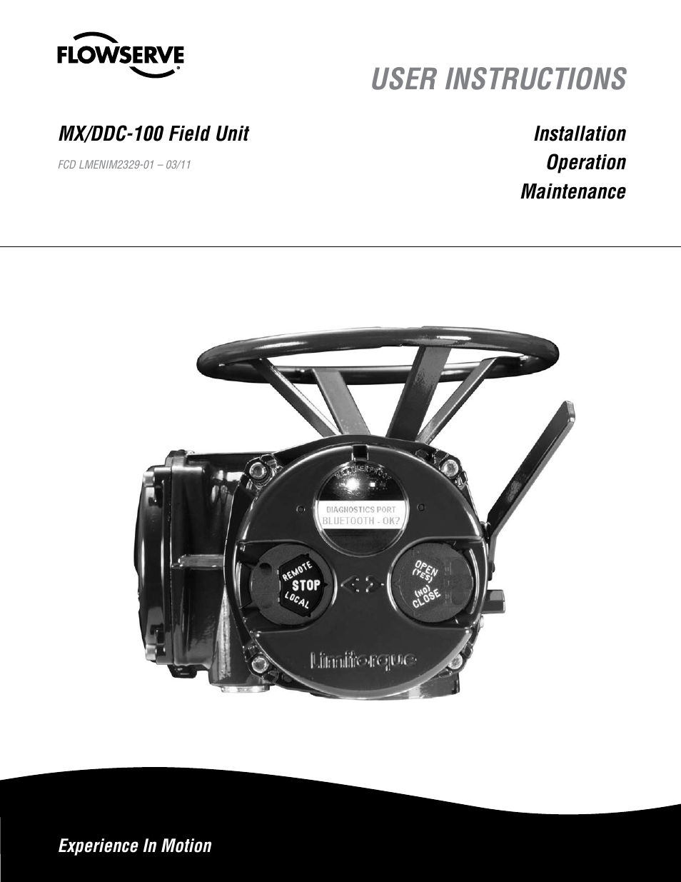 Flowserve MX-100 Field Unit User Manual | 66 pages