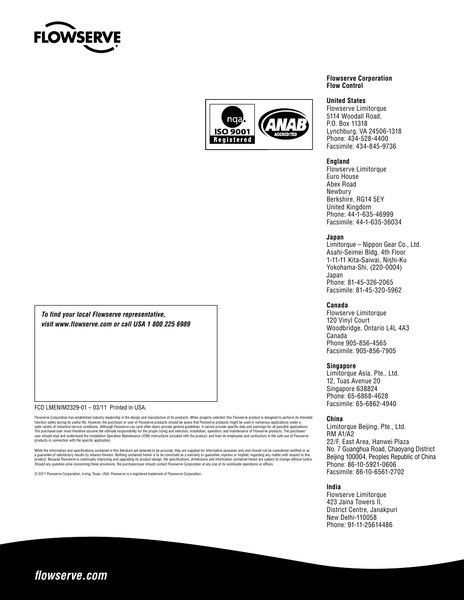 Flowserve MX-100 Field Unit User Manual | Page 66 / 66